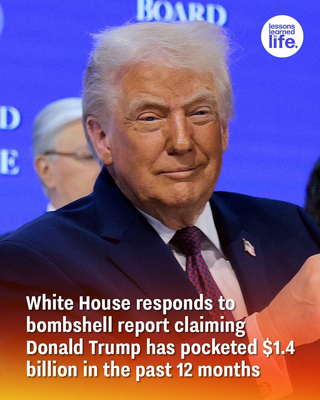 White House responds to bombshell report claiming Donald Trump has pocketed $1.4 billion in the past 12 months