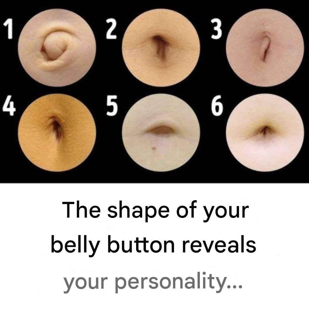 The shape of your belly button reveals your personality
