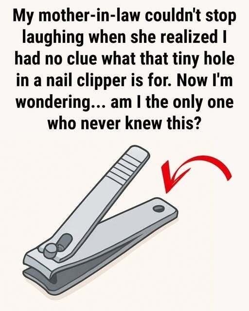 Why Does Your Nail Clipper Have a Little Round Hole?