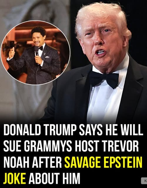 Trump to sue Trevor Noah after controversial Epstein joke at Grammys