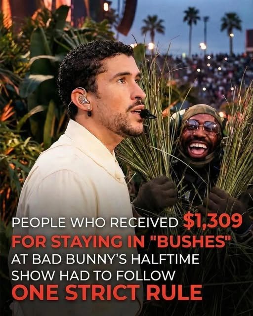 Bad Bunny’s Super Bowl Halftime Show Featured Real Performers Dressed as Grass Figures