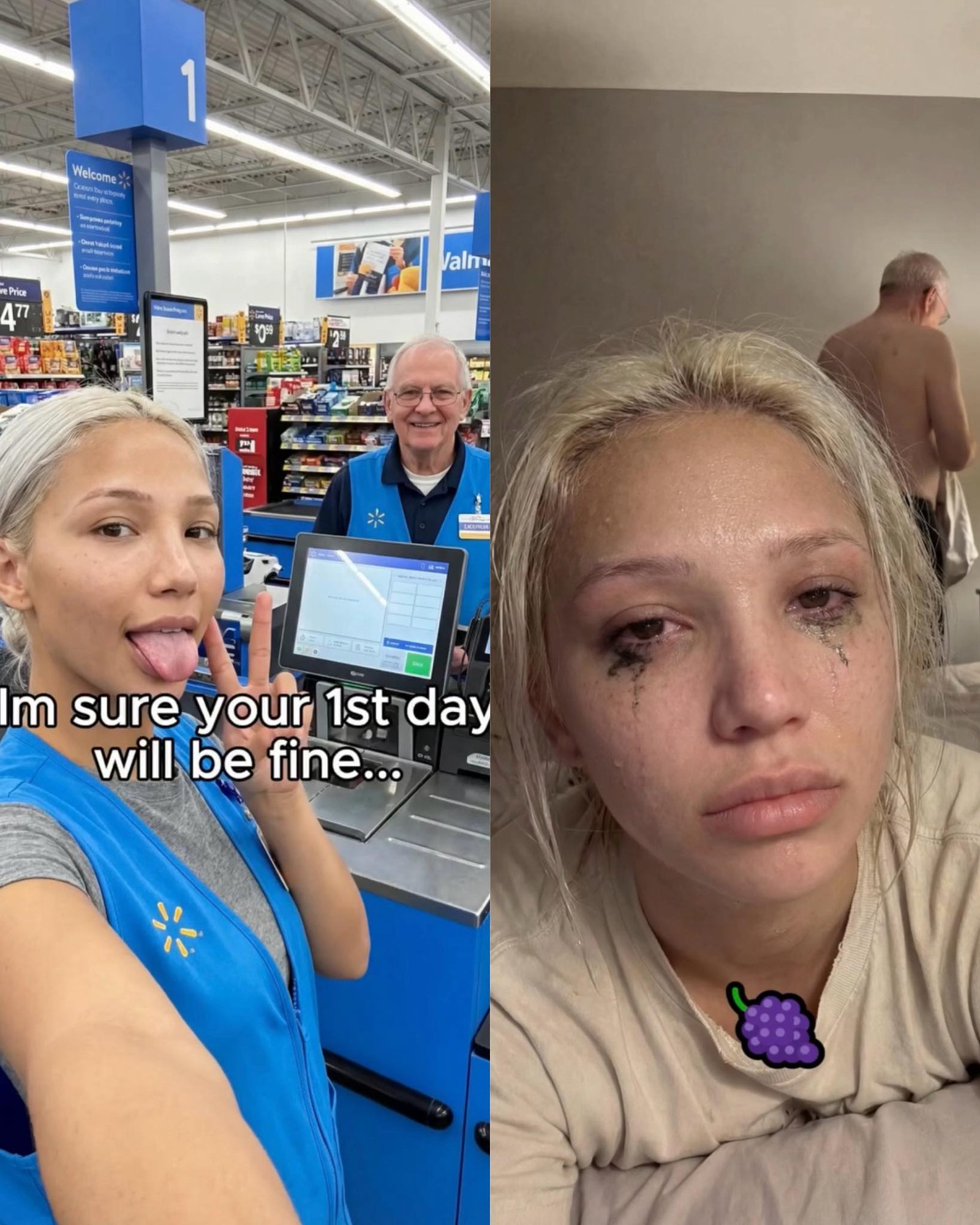 WOMAN IS GOING VIRAL allegedly after she posts a video online of her and an elderly coworker comments