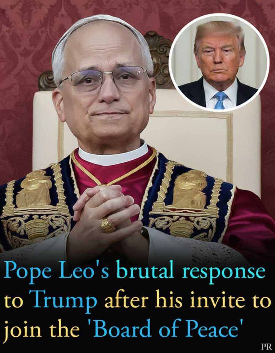 Pope Leo’s brutal response to Trump’s invitation to join the ‘Board of Peace’