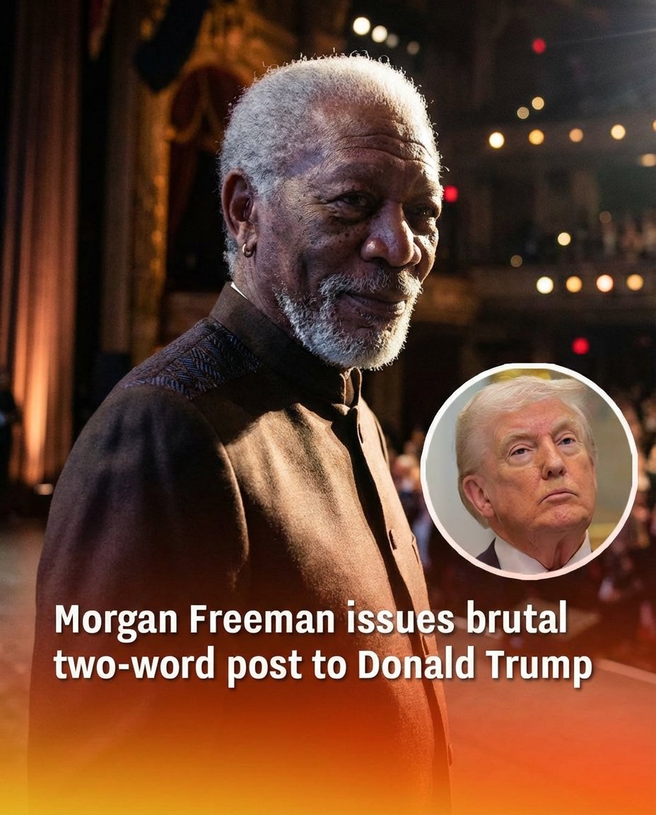 Morgan Freeman Sparks Debate After Brief Comment on Donald Trump