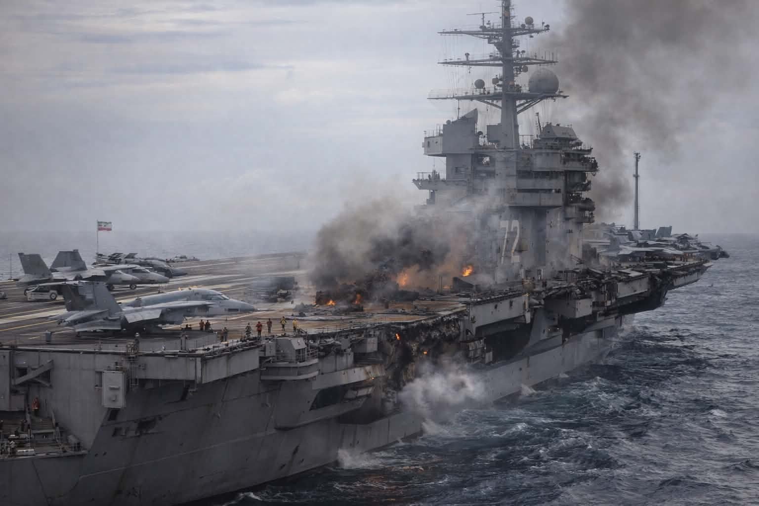 USS Abraham Lincoln Naval Giant Under Attack — At Least 3 Soldiers…