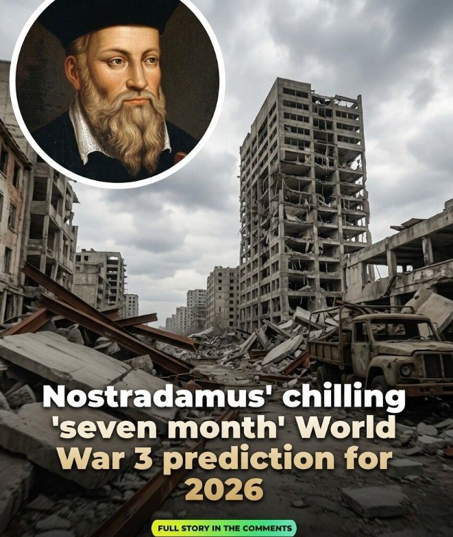 Nostradamus is said to have predicted a “seven-month” World War 3 in 2026