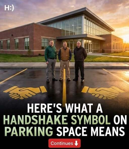 A new symbol is showing up on some parking spaces!..See more