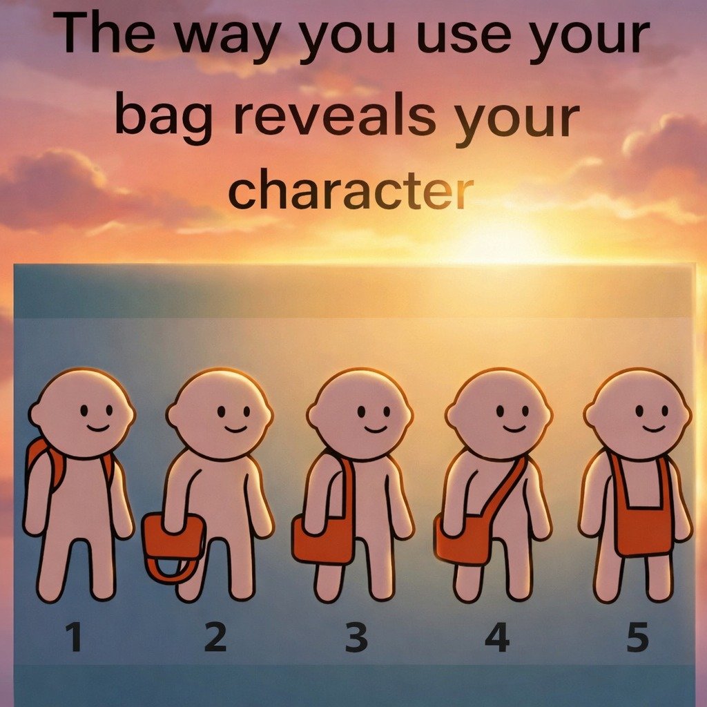 The way you use your bag gives clues about your character.v