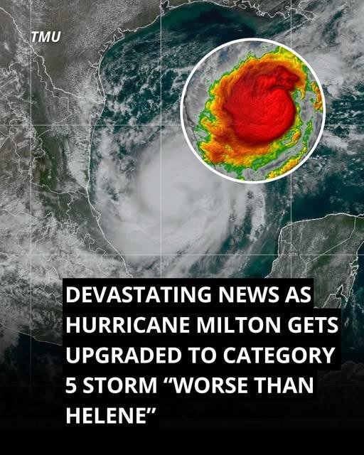 Hurricane Milton Reaches Category 5, Experts Warn of Potentially Severe Impact