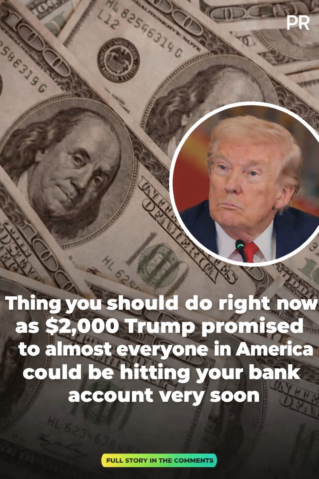 Thing you should do right now as $2,000 Trump promised to almost everyone in America could be hitting your bank account very soon