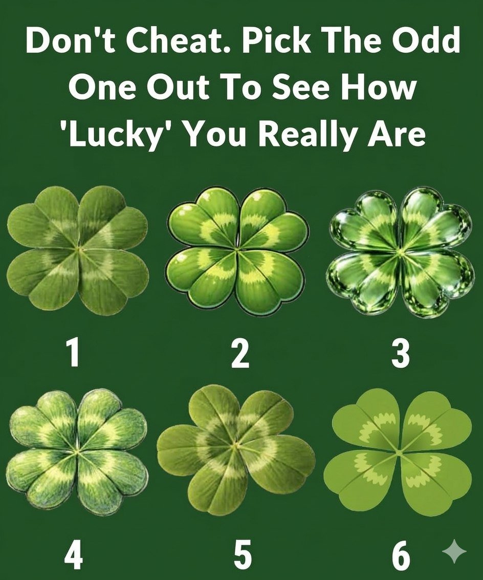 Think You’re Lucky? Try to Find the Odd One Out!