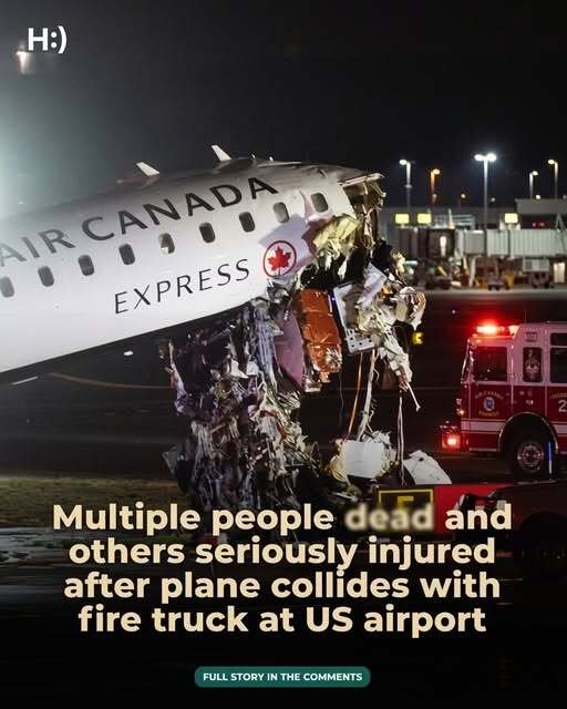 Multiple People De:ad And Others Seriously Injured After Plane Collides With Fire Truck