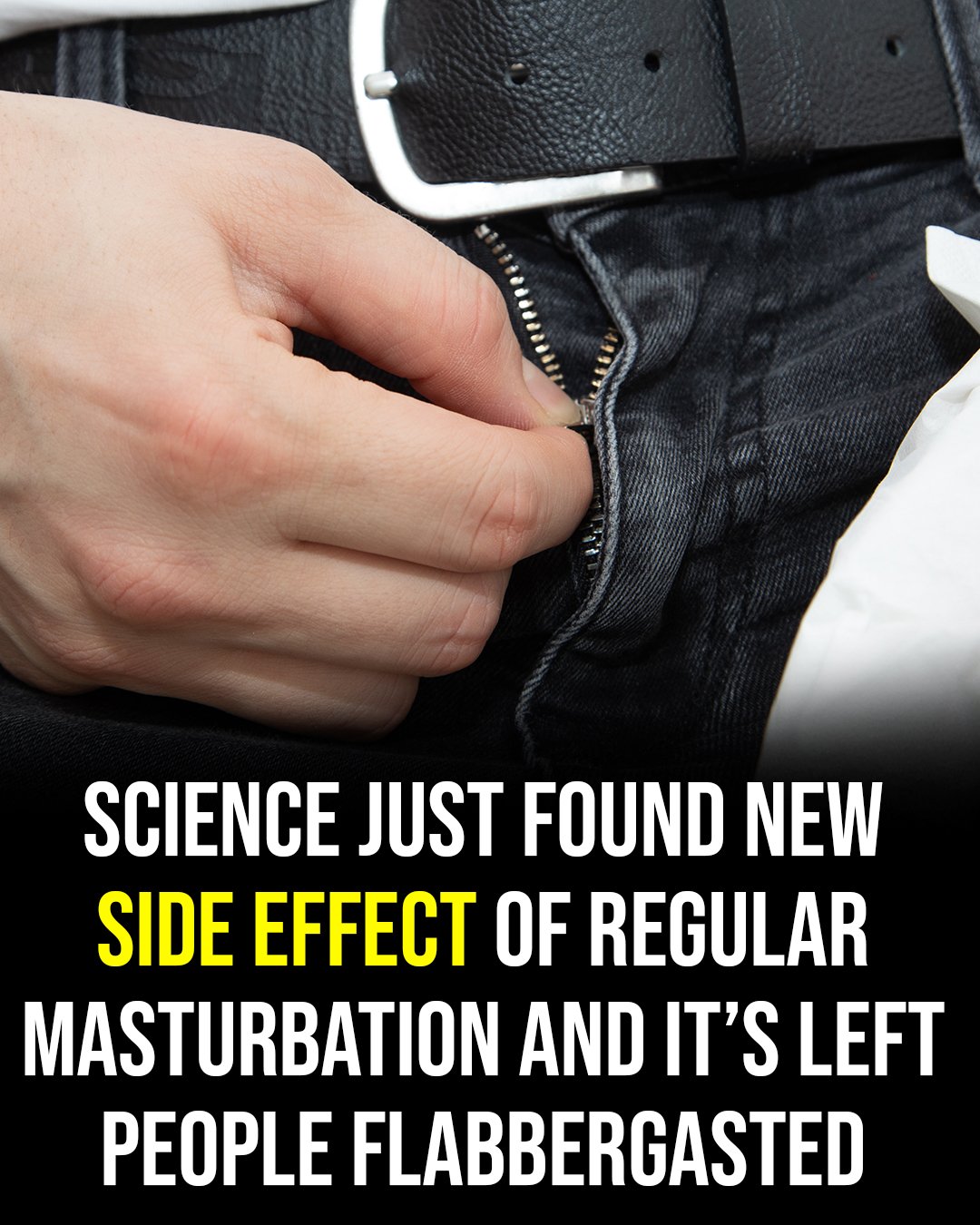 Scientists discover unexpected side effect of regular masturbation