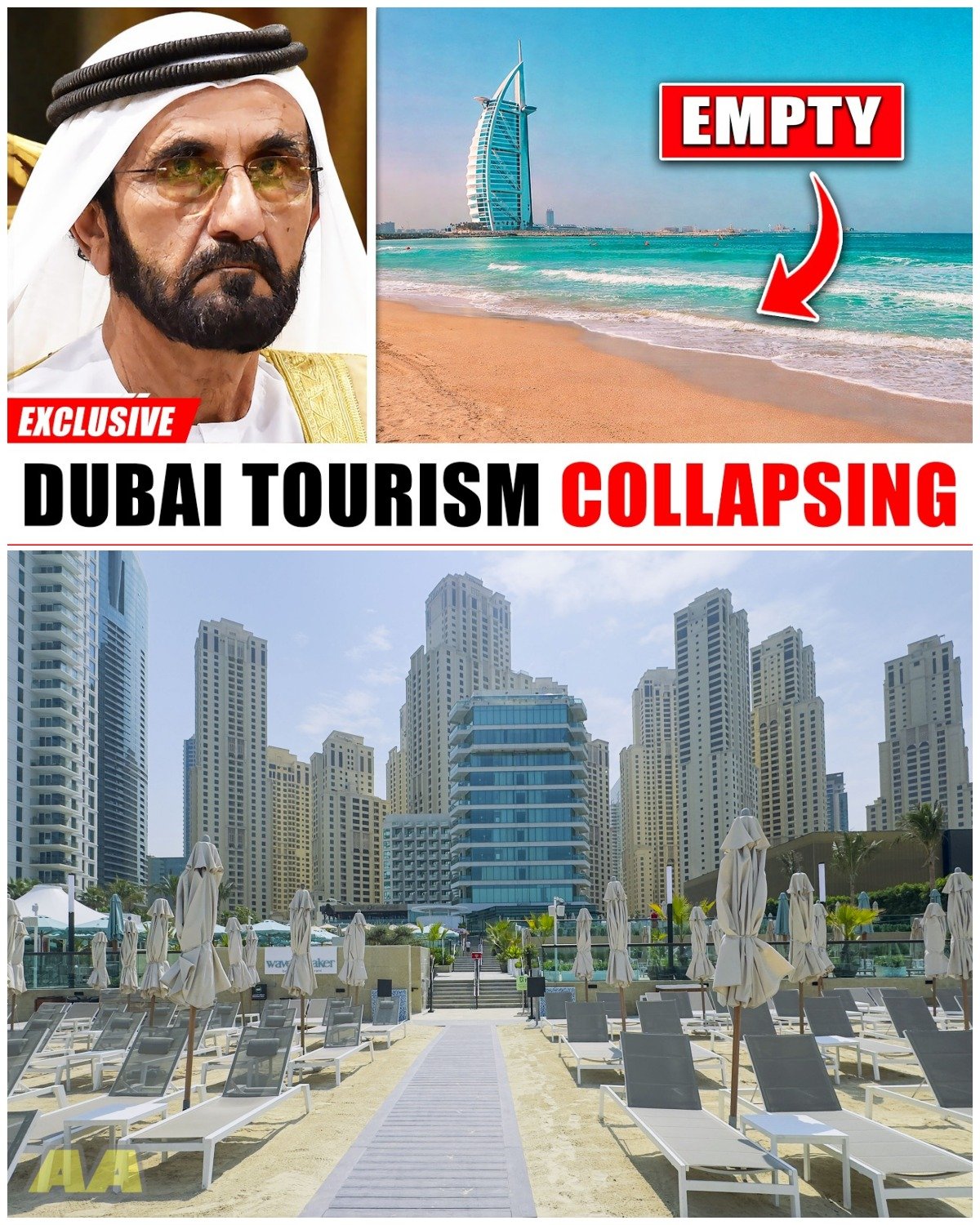 Empty Beaches, Abandoned Malls — Dubai’s Hotspots Are COLLAPSING Fast