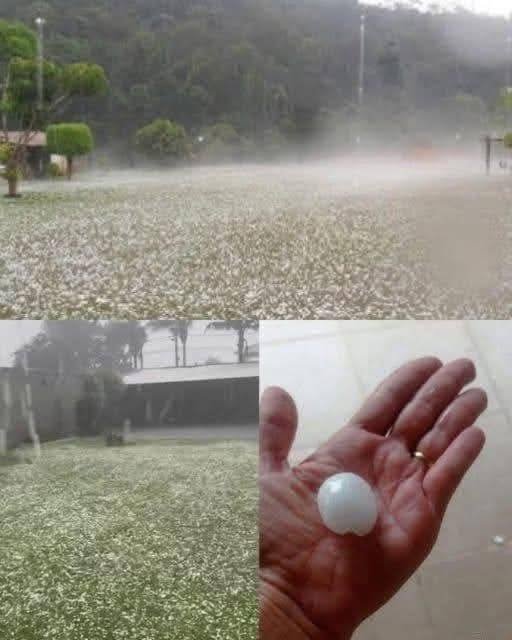 Powerful Storm Brings Large Hail, Residents Assess Aftermath