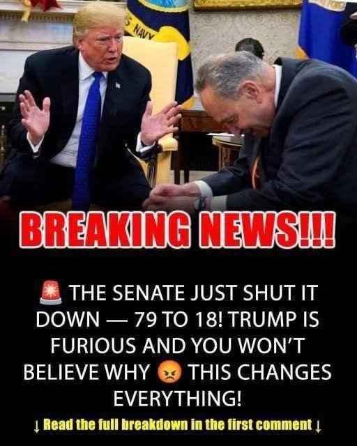 SENATE JUST SHOCKED TRUMP 79-18! YOU WON’T BELIEVE WHY!