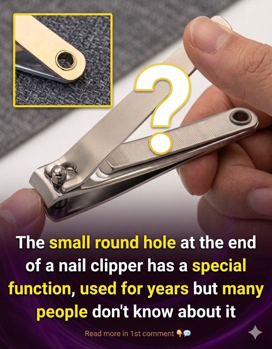 The Hidden Purpose of the Tiny Hole in Nail Clippers Explained