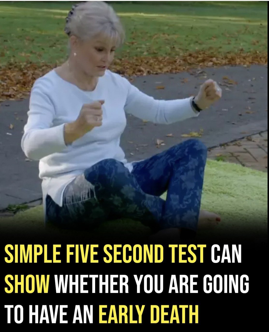 Five-second test could reveal risk of early death