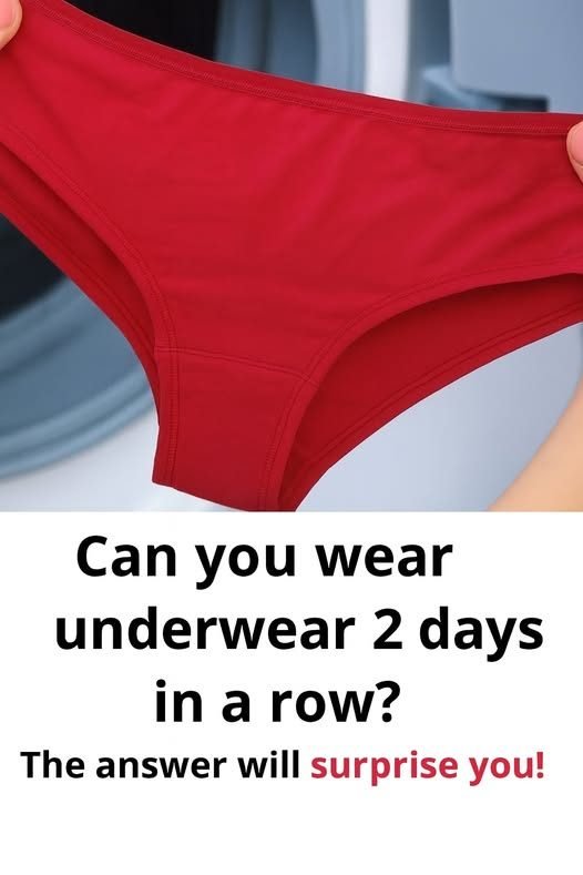 Wearing Underwear Two Days In A Row? Here’s The Truth