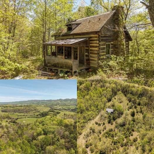 Log Cabin with 55 Acres in Wayside, West Virginia