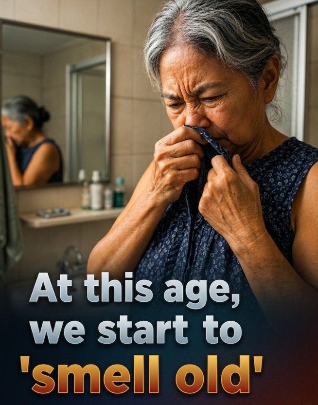 At This Age, Some People May Notice Changes in Body Odor Due to Natural Aging, Hormonal Shifts, Skin Changes, Diet, and Lifestyle Factors, While Experts Explain That What Is Sometimes Described as “Smelling Old” Is Often Linked to Normal Chemical Changes in the Skin and Bacteria, Emphasizing That Good Hygiene, Hydration, Nutrition, and Health Maintenance Can Help Manage and Reduce These Natural Effects Over Time