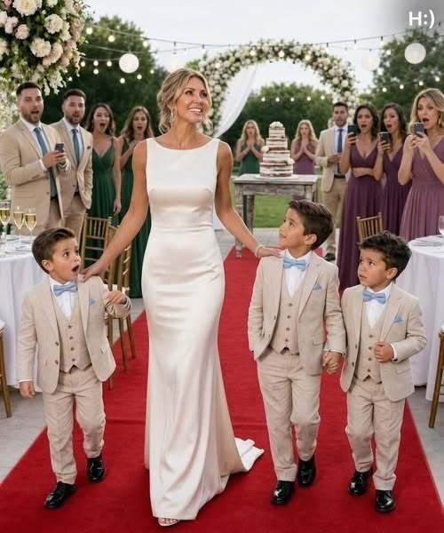 I Took My 4-Year-Old Triplets to My Millionaire Ex-Husband’s Wedding — But When His Powerful Family Saw Three Tiny Boys With His Exact Eyes and Smile Step Out of the SUV Beside Me, the Bride Dropped Her Bouquet, His Mother Shattered a Champagne Glass, and the Entire Wedding Collapsed Into Public Scandal, Secrets, Lawsuits, Revenge, and Absolute Humiliation Forever